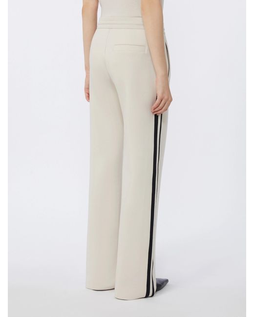Max Mara Natural Vento Side Stripe Relaxed Pants