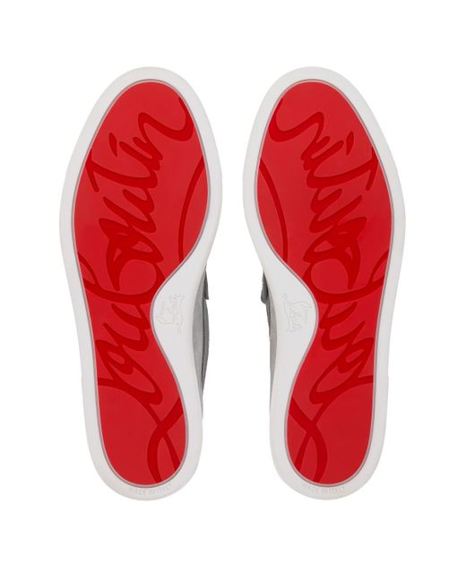 Christian Louboutin Gray Moonboat Loafers for men