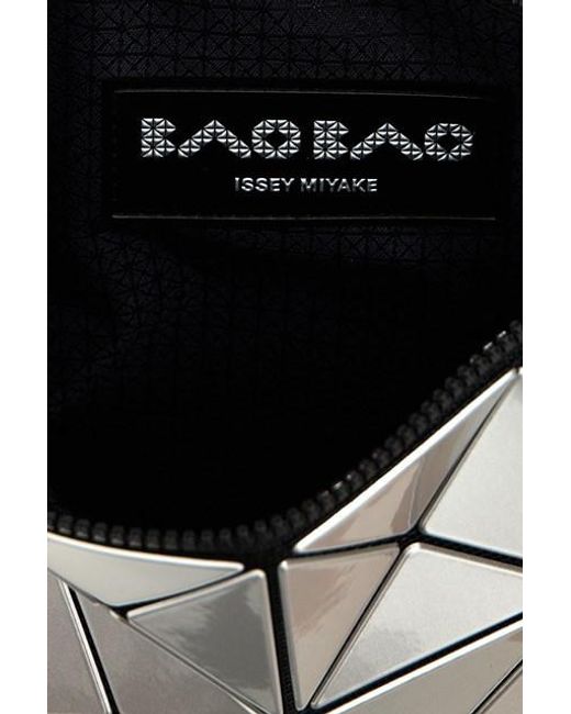Issey Miyake Metallic Lucent Geometric-Pattern Shoulder Bag
