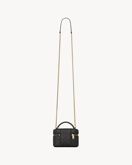 Saint Laurent Black Gaby Micro Vanity Bag