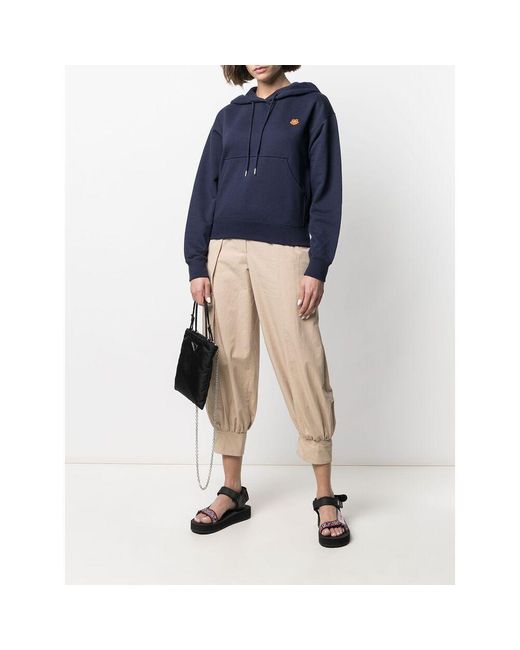 KENZO Blue Tiger Crest Hoodie