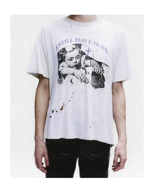 Enfants Riches Deprimes Gray Graphic Print T-Shirt for men