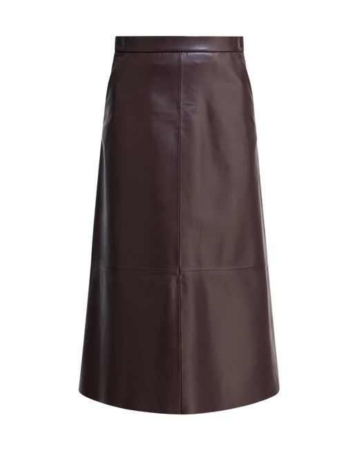 FURLING BY GIANI Brown Gwenda A-Line Skirt