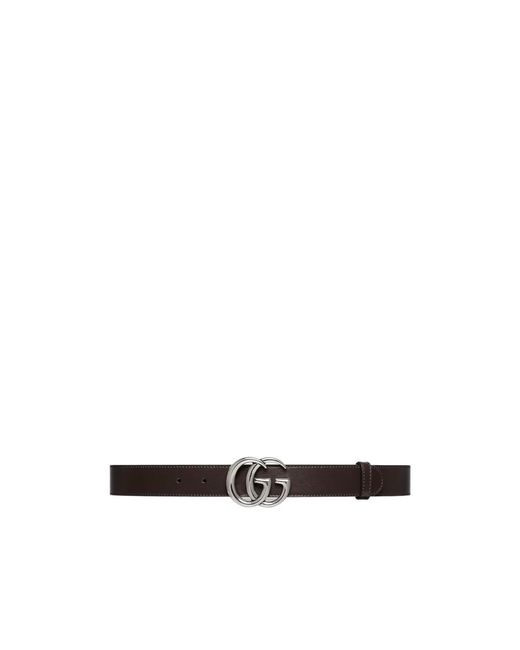 Gucci Black Logo Plaque Belt for men