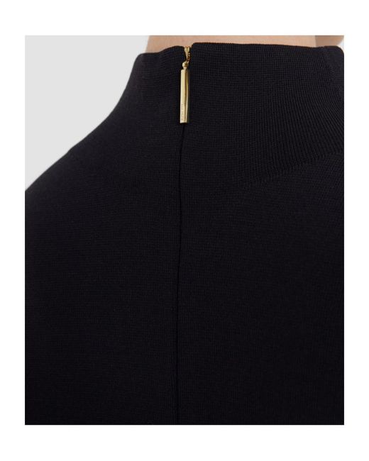 Joseph Blue High Neck Boxy Top