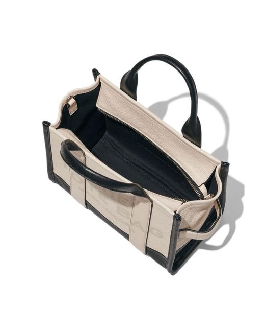 Marc Jacobs Natural The Colorblock Mini Tote Bag
