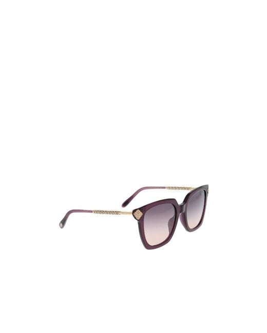 Chopard Purple Eyewear Square Frame Sunglasses