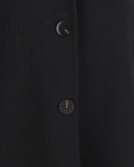 Max Mara Black Studio Mstracconto Long Coat