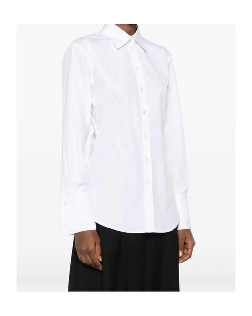 Rohe White Polo-Collar Shirt