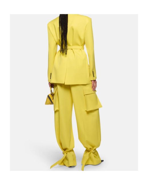 The Attico Yellow The Long Pants