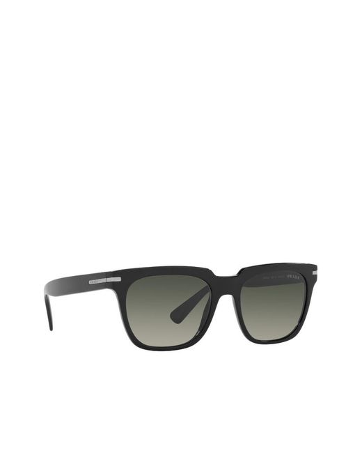 Prada Multicolor Logo Plaque Square-Frame Sunglasses for men