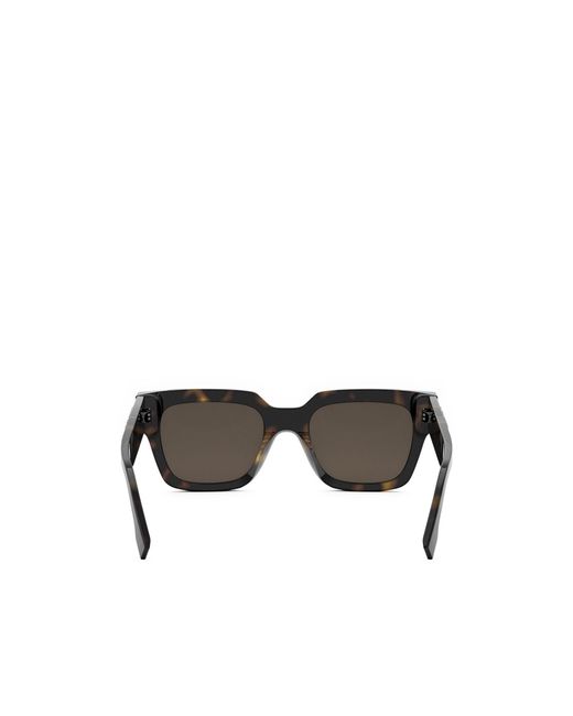 Fendi Multicolor Eyewear Square Frame Sunglasses for men