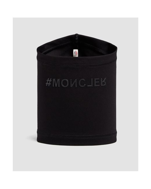Moncler Black Technical Jersey Neck Warmer