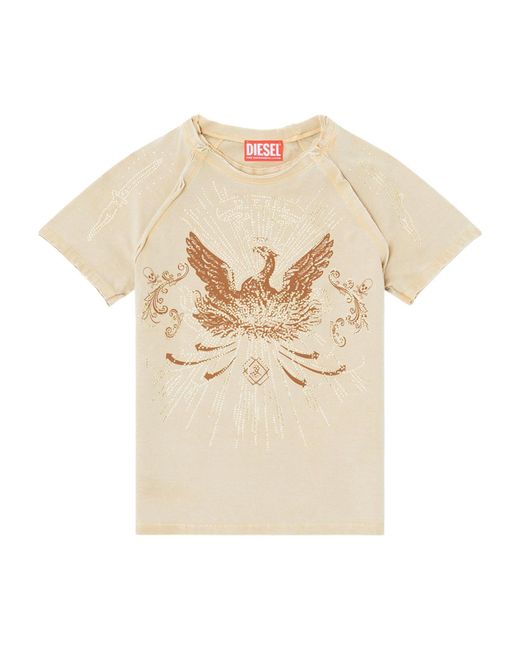 DIESEL White Logo T-Shirt
