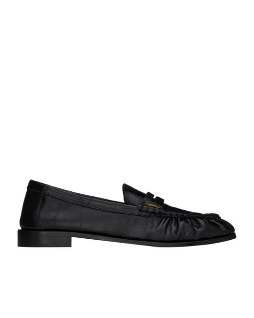 Saint Laurent Black Le Loafer Supple for men