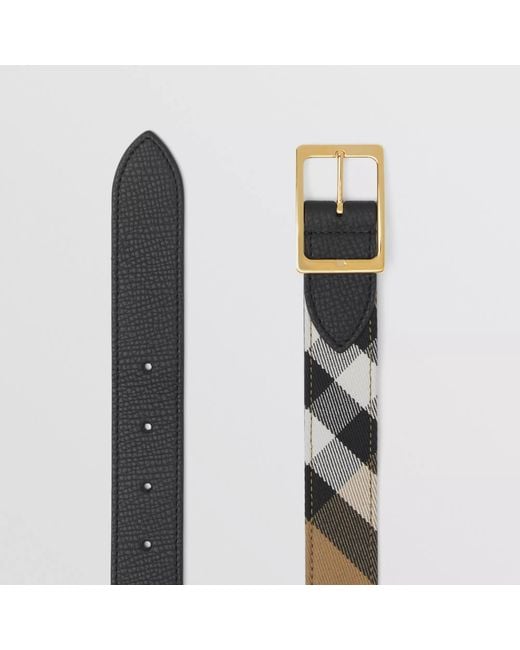 Burberry Multicolor Double-Sided Checked Belt