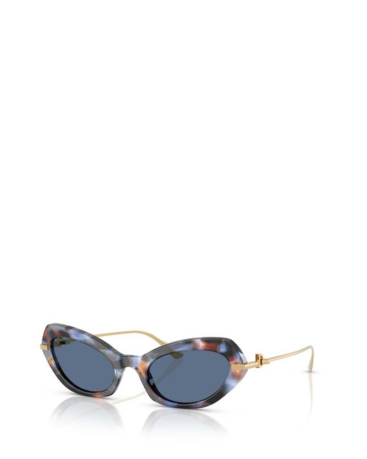 Dolce & Gabbana Blue Eyewear Butterfly Frame Sunglasses