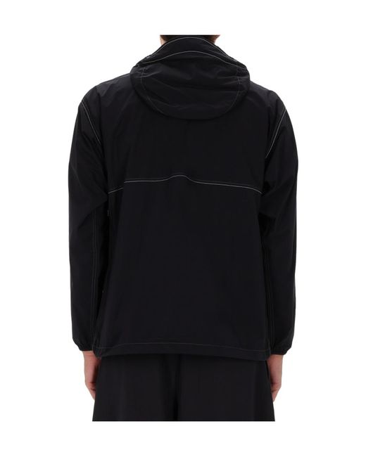 And Wander Black Pertex Windproof Casual Jacket for men