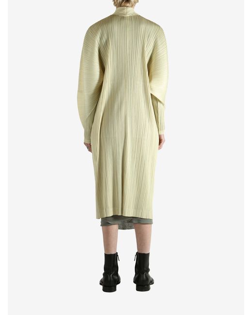 Pleats Please Issey Miyake White Pleats Please Issey Miyake Monthly Colors: December Coat