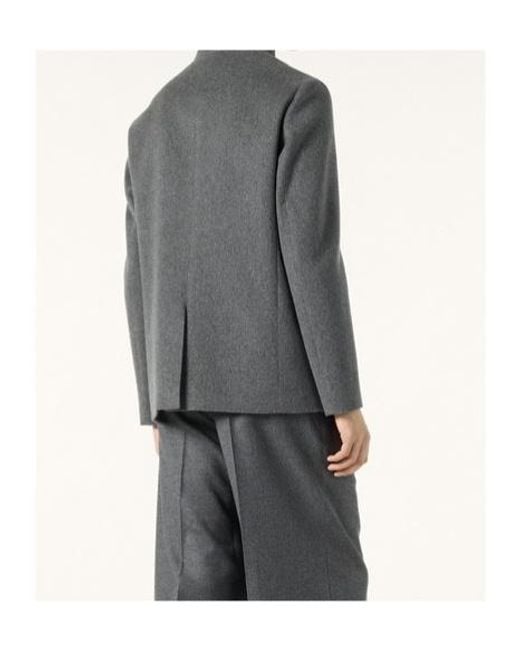 Loro Piana Gray Button-Up Jacket for men