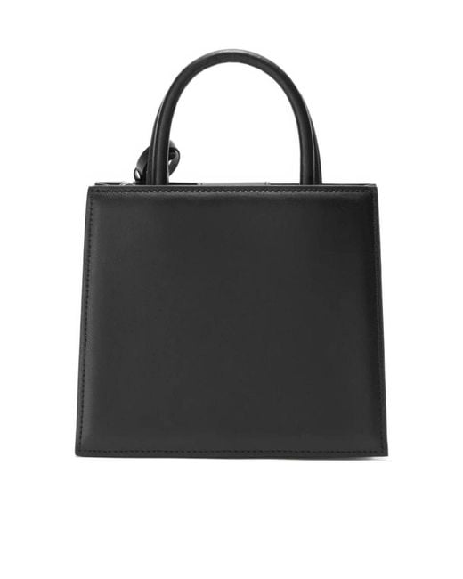 Mc2 Saint Barth Black Mini Handle Tote Bag