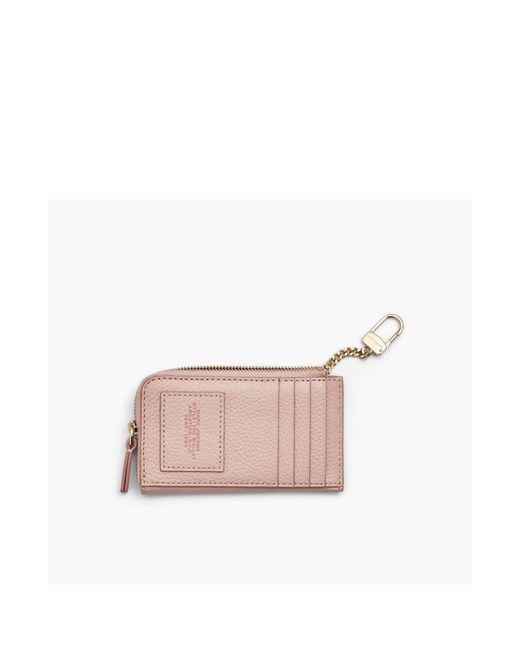 Marc Jacobs Pink The Wallet Zip-Around Card Wallet