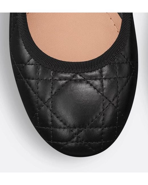 Dior Black Quilted Ballet High Heels