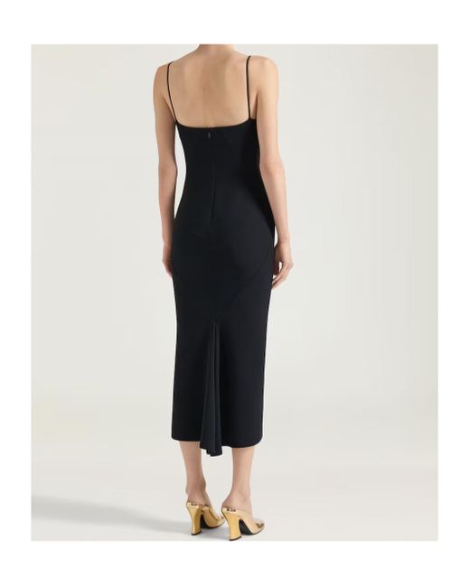 Givenchy Dress With Draped Detail in Black | Lyst