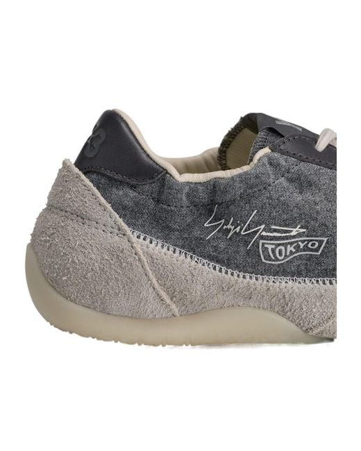 Y-3 Gray Tokyo Warped Shoes