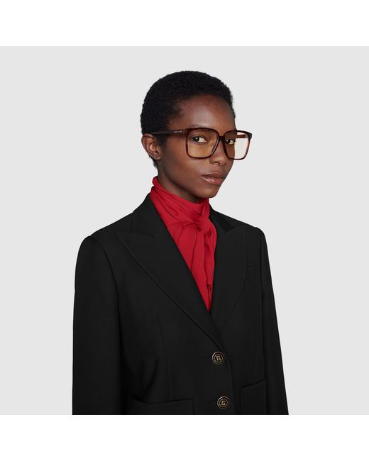 Gucci Black Patch Detail Single-Breasted Blazer