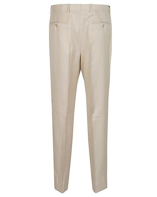 Brioni Natural Casual Pants With Waistband for men