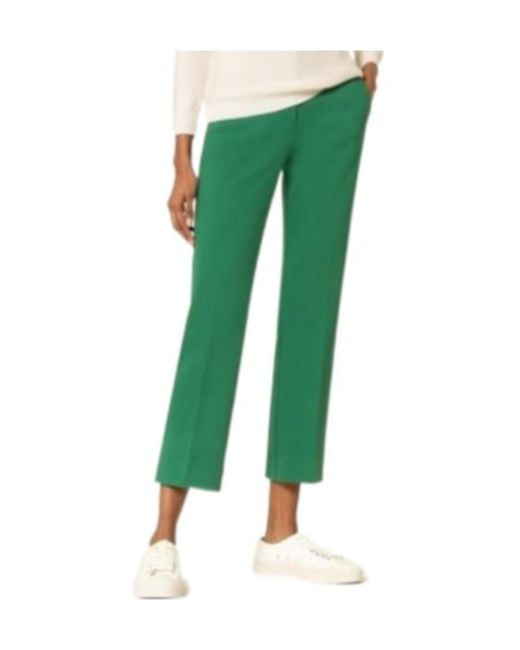 Weekend by Maxmara Green Logo Casual Pants