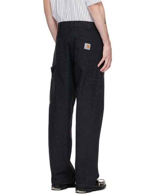Carhartt Black Og Single Knee Jeans for men