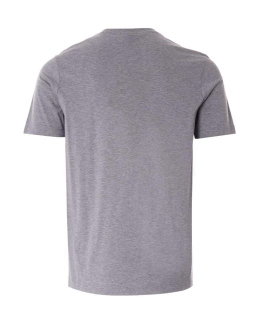 Paul & Shark Gray Logo Decal T-Shirt for men