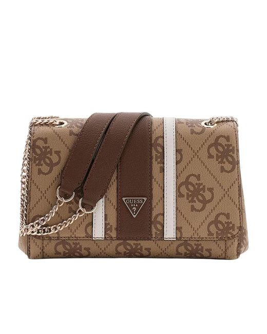 Guess Brown Noelle Shoulder Bag