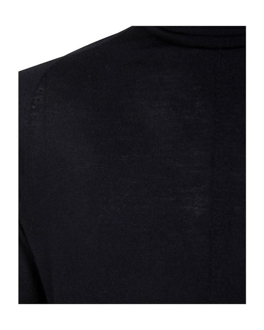 MD75 Blue Roll-Neck Top for men