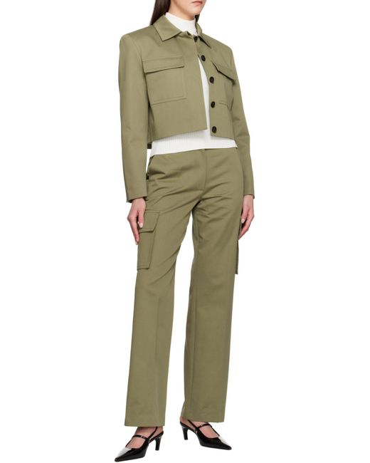 Anine Bing Natural Cropped Jacket