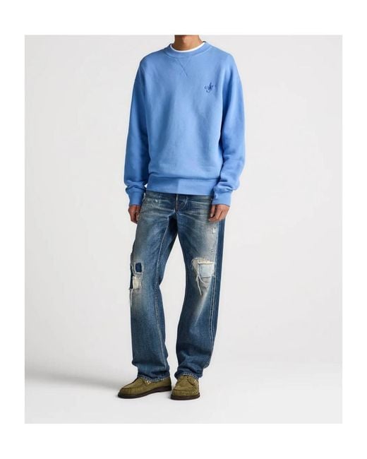 J.W. Anderson Blue Long-Sleeved Sweatshirt for men
