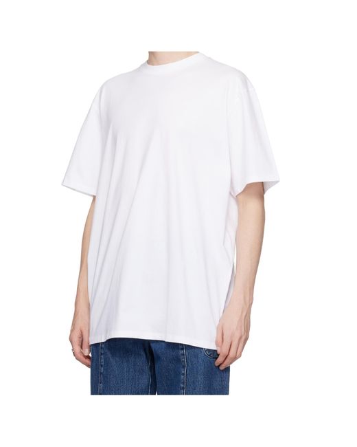 Jean Paul Gaultier White Printed Short-Sleeve T-Shirt