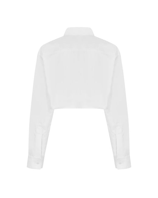 Balenciaga White Long Sleeve Shirt