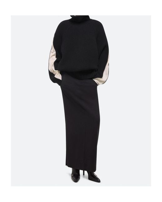 Helmut Lang Black Suitcase Turtleneck Oversized Jumper for men