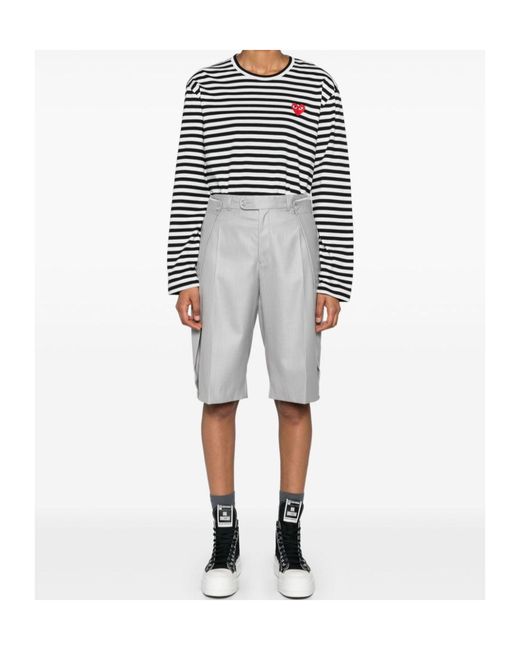 Comme des Garçons Blue Striped T-Shirt