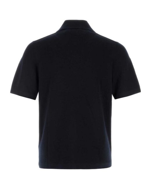 Burberry Black Marcus Short-Sleeve Polo Shirt for men