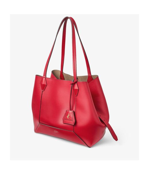 Jimmy Choo Red Diamond Tote/M