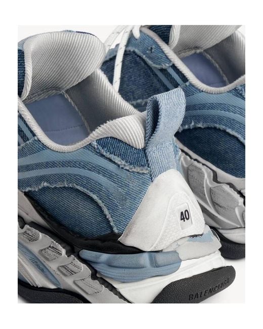 Balenciaga Blue Triple S.2 Denim Sneaker