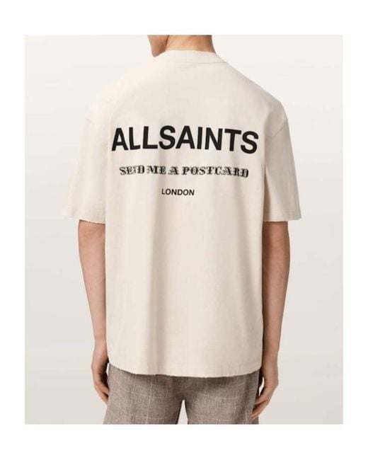 AllSaints White Dreamer T-Shirt for men