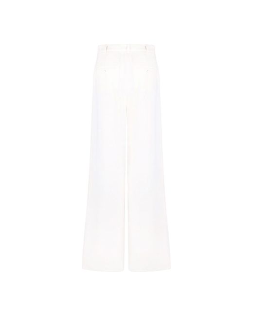 Max Mara White Studio Jez Flared Trousers