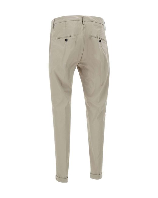 Dondup Gray Gaubert Slim-Fit Pants for men