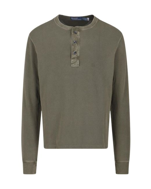 Polo Ralph Lauren Green Long Sleeved Sweater for men