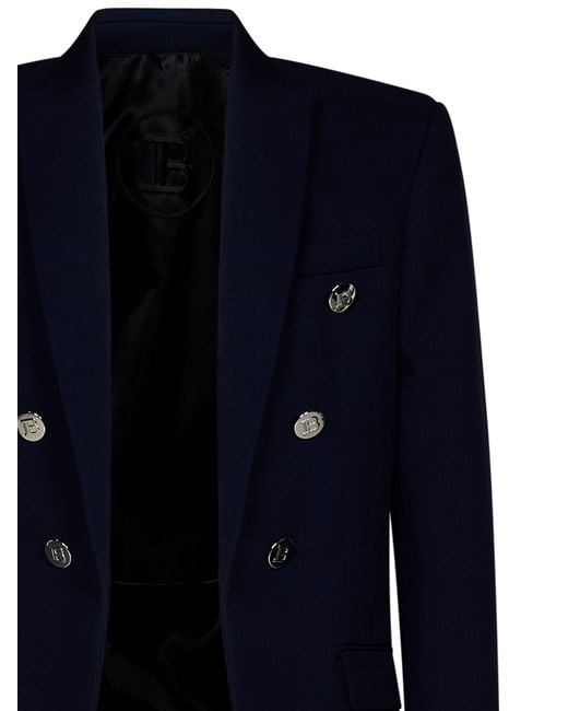 Balmain Blue Paris Blazer for men
